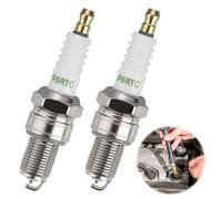 2PCS F6RTC Spark Plug Replacement, Car Spark Plug Compatible with NGK BPR6ES Bosch WR6DC WR7DC Denso W20EPR-U MTD 951-10292/751-10292 Champion RN9YC RN10YC OEM Replacement for Cars Motorcycles