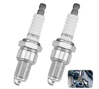 2PCS F7RTC Spark Plug Replacement for NGK 5534 BPR7ES, Car Spark Plug Repalce for BOSCH 7992 WR5DC 4038/WR5DP Champion 332 RN7YC 415/RN9YC 818/RN2C DENSO W22EPR-U/3088 AC Delco R41CXLS