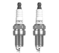 2PCS F7RTC Spark Plugs for Lawnmower Automotive, Motorcycle, Lawn Mower, Toolbox, Cabinet, and More High-Performance Spark Plugs for Engines, Heavy Duty, Easy Installation, Long-Lasting