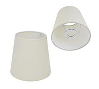 2PCS Fabric Lamp Shades, Small E14 Bulbs Clip On Lamp Shade Chandeliers Lamp Shades Replacement Table Light Cover Light Accessories (PX17)