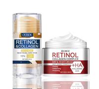 2PCS Face and Neck Cream Stick & Retinol Collagen Cream, Retinol & Collagen Neck Facial Care Stick, Day & Night Neck Facial Care Stick, Tighten and Lift Neck Cream, Fade Neck & Face Line