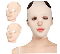 2Pcs Facial Slimming Strap, 3D Reusable Breathable Face Lifting Mask, Anti Wrinkle V Shaper Full Face Face Slimming Mask for Sleeping Daily Use,Face Lifting Mask
