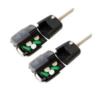 2Pcs Fake Car for Key Storage Box, Realistic Hidden Stash Key Storage Box, Flip Key Fob Case, Secret Stash for Festivals Concerts Music Events Raves Parties