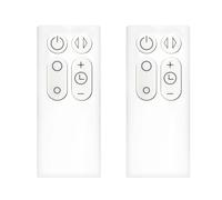 2PCS Fan Remote Control Replacement for Dyson AM06 AM07 AM08, Compatible with Dyson Cool Tower Air Purifier Fans Sensitive Buttons & Stable Signal (Part 965824-01/02) White No Battery