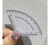 2Pcs Fast Drawing Eyebrow Design Ruler Microblading Mapping Tool Shaping Permanent Guide Ruler Tattoo Supplies Reuse