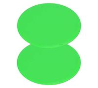 2Pcs Fast Speed Slide Plate Gliding Discs Whole Body Balancing Pad Core Workout Equipment for Home Gym Travel Fitness Green EVA ABS Material 454g