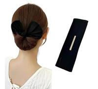 2Pcs Fast Styling Tool for Braids Hair Twisted Headband Accessories Bow Hairpin Women Sweet Lovely Bun Maker(Color-01)