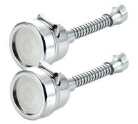 2Pcs Faucet Sprayer Attachment Anti Splash Kitchen Sink Sprayer Faucet Head 3 Modes Movable Kitchen Tap Head 360° Rotatable Sink with Hose