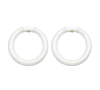 2pcs FC8T9/CW Circular Fluorescent Light Bulb,8Inch Round T9 22W Circline Bulbs Replacement for Circle Ceiling Fixture