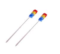 2pcs Feather Duster - Extendable, Microfiber, Static, Bendable Reusable, Telescopic - Perfect for Cleaning Cobwebs, Ceiling Fans, Cars, Lights, Furniture