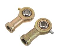 2pcs Female Rod End Bearings 14mm 9/16" Female Thread Metal Steering