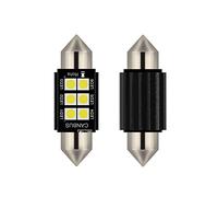 2pcs FESTOON C5W 36MM LED Pure White Canbus SMD License Plate Light DC 12V