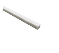 2pcs Fiberglass Square Flat Bar - 500mm Glass Fiber Reinforced Plastic Bracing Strip for Precision Machining and Insulation(12x12x500mm)