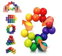 2Pcs Fidget Toys For Kids, 2cm Magnetic Fidgets For Girls, Relieve Anxiety Fidget Toys For ADHD, Autism Sensory Toys, Quiet Fidget Toys, Early Development Sensory Toys For Children With Special Needs
