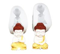 2Pcs Figure of God Molds for Hobbyist Art Making Soap Chocolate Home Decorations Statue Molds