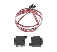 2pcs Filament Break Detection Sensor for 1.75mm 3d Printers | Plastic and Metal Build, 3 Pin Connector, Plug and Play Setup, Black Finish, Real Time Monitoring