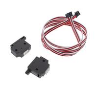 2pcs Filament Run out Switch for 3d Printers, 1.75mm Black | Plastic and Metal Build, 3-pin Connector, Plug and Play Setup, Broad Compatibility, Pause Resume