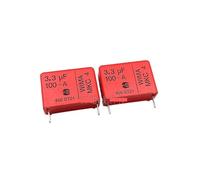 2pcs Film Capacitor 100V 335 3.3UF 100V 3U3 MKC4 Pitch 22.5mm Audio DIY Fever capacitor IDGTTLDF
