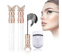 2Pcs Filterseed Mascara Waterproof - 2025 New Volume and Curl Mascara - Fine Brush Black Mascaras - Enhances Natural Lashes with Dramatic Volume and Length
