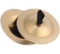 2Pcs Finger Cymbals Belly Dancing Zills Brass Tibetan Tingsha Cymbals Yoga Spiritual Buddhist Chimes Hand Percussion Instrument