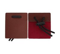 2Pcs Finger Guard Archery Finger Tab PU Leather Recurve Finger Guard for Traditional Straight-Draw Bows Practice