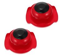 2Pcs Finger Guards Mandoline Slicing Tool for Dicing and Slicing in Kitchens (Red)
