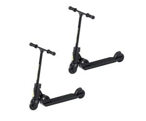 2Pcs Finger Scooter - 2-Wheeled Scooter - Foldable Finger Scooter BMX with Brake | Finger Board Accessories for Teen | Educational Finger Toys | Non-Slip Fun Finger Skateboards (Black)