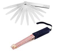 2Pcs Fire Door Gap Gauge, Feeler Gauges, Engineering Ruler for Measuring The Gap Between Plug Gauges and Doors, Door Gap Measuring Tool, Wedge Vernier Feeler Gauges and Gap Gauge