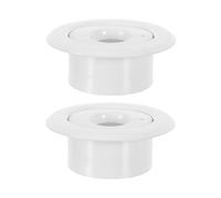 2pcs Fire Sprinkler Escutcheon Plate Cover Replacement White 2.3cm