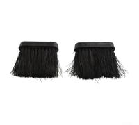 2pcs Fireplace Brush Replacement Heads for Effective Cleaning of Fireplaces Stoves and Outdoor Fire Pits (S)