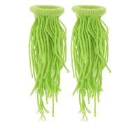 2pcs Fish Egg Catcher Cotton Rope Aquarium Spawning Grass Green | Fish Tank Plants Real, Washable Artificial Seaweed, Egg Collection for Fish Eggs, Easy Clean
