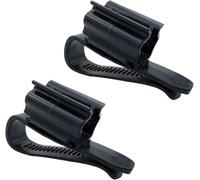 2Pcs Fish for Tank Mounting Clip Water Pipe Hose Holder Multifunction Adjustable Clamp for 0.31""-0.62"" Dia Tub Aquarium Tube Holder, Aquarium Air Pump Accessories Aquarium Pumps and Filters (Black)
