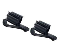 2Pcs Fish for Tank Mounting Clip Water Pipe Hose Holder Multifunction Adjustable Clamp for 0.31""-0.62"" Dia Tub Aquarium Tube Holder, Aquarium Air Pump Accessories Aquarium Pumps and Filters (Black)