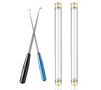2PCS Fish Hook Remover Tool, Quick Removal Device Kit, Security Extractor Dehooker Tools for Saltwater Freshwater Fishing Accessories With Storage Tube