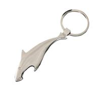 2Pcs Fish Rings Bottle Opener Metal Bottle Opener Keychain Novelty Sea Animal Keyring for Men Women Alloy Keychain