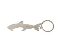 2Pcs Fish Rings Bottle Opener Metal Bottle Opener Keychain Novelty Sea Animal Keyring for Men Women Pendant