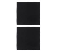 2pcs Fish Tank Biochemical Cotton Filter Pad for Aquarium Accessories | High Permeability, Dirt Breakdown and Water Absorption, Black Wool Cotton for Freshwater and Saltwater Aquariums
