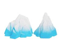 2Pcs Fish Tank Decorations, Snow Mountain Aquarium Decor, Lifelike Natural Iceberg Model Fish Tank Accessories for Household Office Aquarium LandscapesDecorations