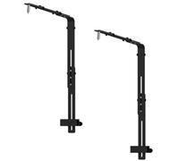 2PCS Fish Tank Height Adjustable Lamp Holder Aquarium Modern Design Light Bracket Fish Tank Hanging Light Bracket