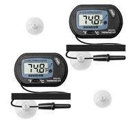 2PCS Fish Tank Thermometer Digital Aquarium Thermometer