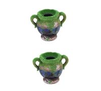 2pcs Fish Tank Vase Aquarium Tropical Decorations Aquarium Accessories Decorations Vampire Cape for Cat Vintage Fish Tank Ornament Ceramic Hamster Hide Foaming Agent Bubble
