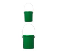 2pcs Fishing Bait Bucket for Live Earthworm and Worm Lures, Plastic