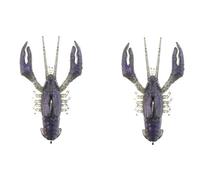 2pcs Fishing Bait Lures, 8cm 16g Artificial Evil Lure, Artificial Lobster Soft Bait Fish Crankbait