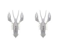 2pcs Fishing Bait Lures, 8cm 16g Artificial Evil Lure, Artificial Lobster Soft Bait Fish Crankbait