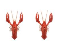 2pcs Fishing Bait Lures, 8cm 16g Artificial Evil Lure, Artificial Lobster Soft Bait Fish Crankbait
