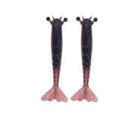 2PCS Fishing Bait Lures 9.5cm/11.5cm 6g/10g Silicone Evil Lures Artificial Swimming Baits Accessories Silicone Soft Lures