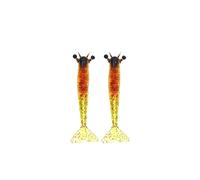 2PCS Fishing Bait Lures 9.5cm/11.5cm 6g/10g Silicone Evil Lures Artificial Swimming Baits Accessories Silicone Soft Lures