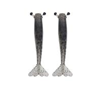 2PCS Fishing Bait Lures 9.5cm/11.5cm 6g/10g Silicone Evil Lures Artificial Swimming Baits Accessories Silicone Soft Lures