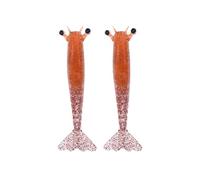 2PCS Fishing Bait Lures 9.5cm/11.5cm 6g/10g Silicone Evil Lures Artificial Swimming Baits Accessories Silicone Soft Lures