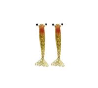 2PCS Fishing Bait Lures 9.5cm/11.5cm 6g/10g Silicone Evil Lures Artificial Swimming Baits Accessories Silicone Soft Lures